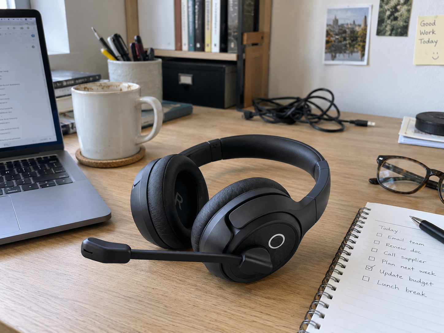 Telephone headset H2 — lifestyle application scene 2